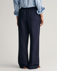 Relaxed Fit Pull-On broek van linnenmix
