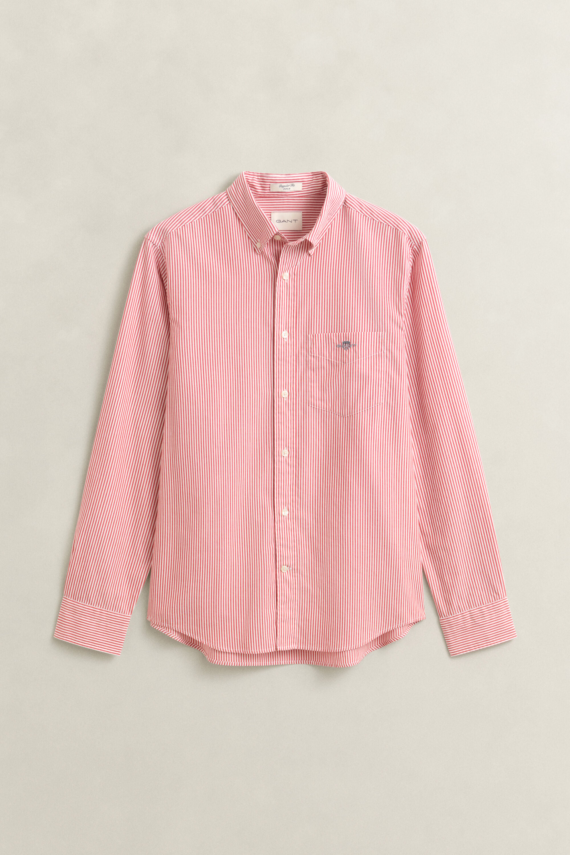 Chemise en popeline classique à rayures Banker