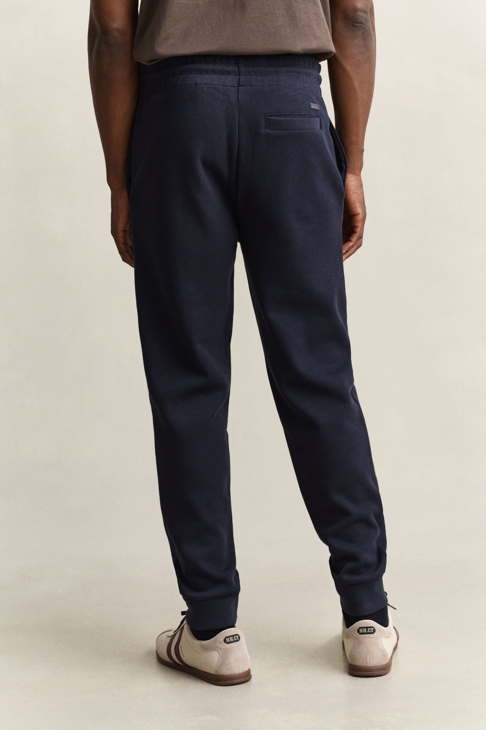 Sweatshirt van Sacker-ribstof met ritssluiting