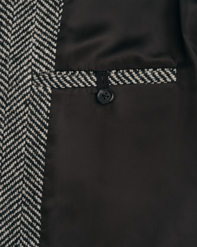 Balmacaan wollen jas