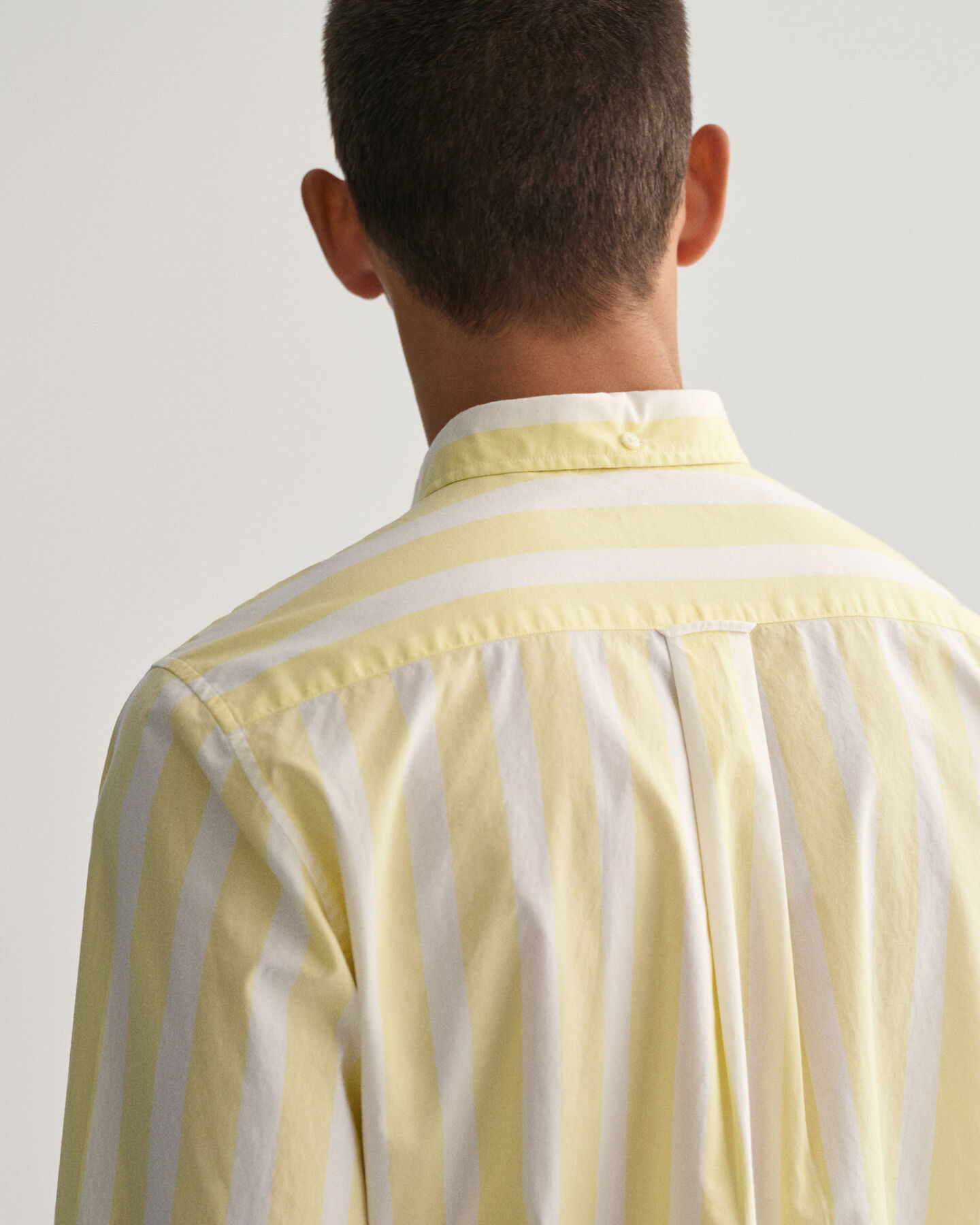 Regular Fit poplin overhemd met brede strepen