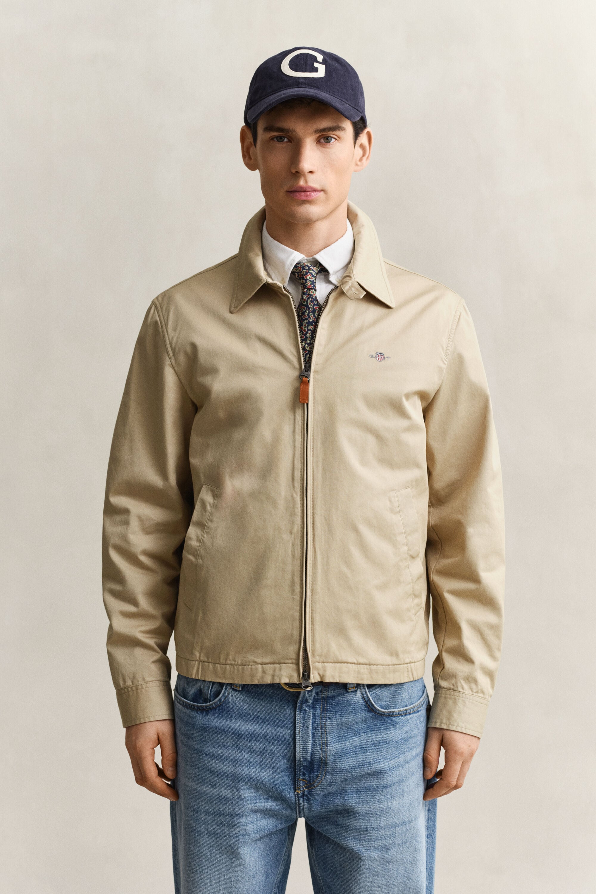 Veste Windcheater en coton