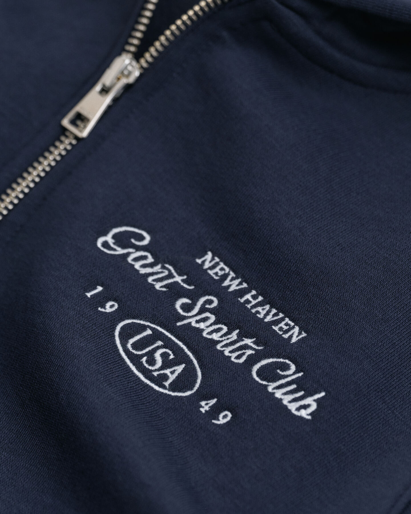 Teen Girls Sports Club Graphic hoodie met korte rits