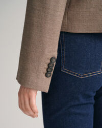 Veste blazer courte en laine