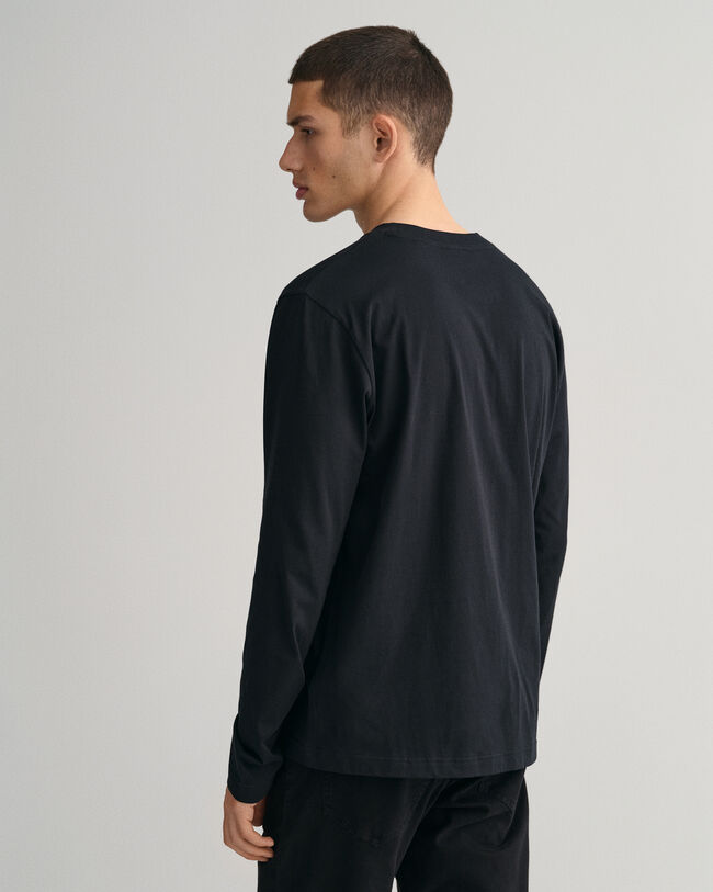 Tonal Shield T-shirt met lange mouwen