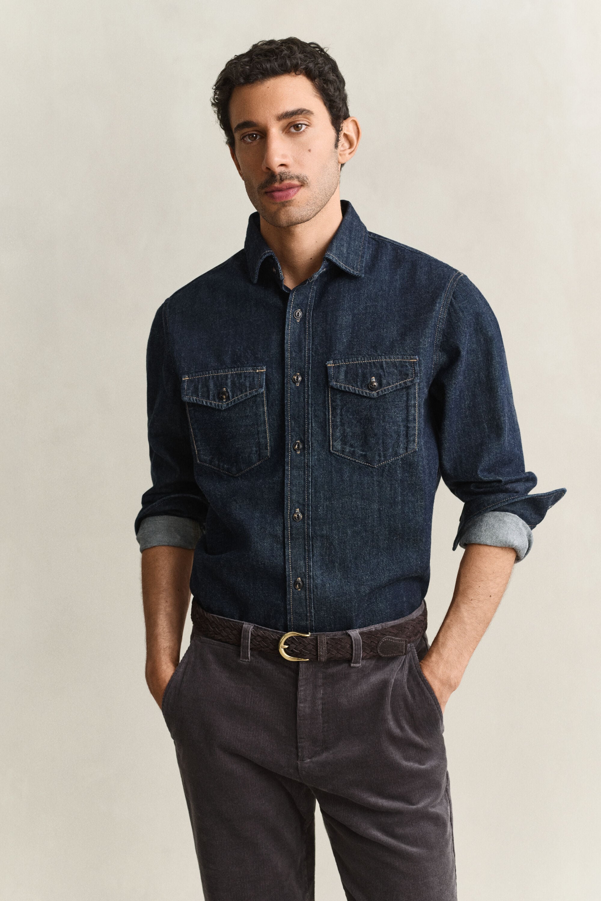 Denim selvedge hemd