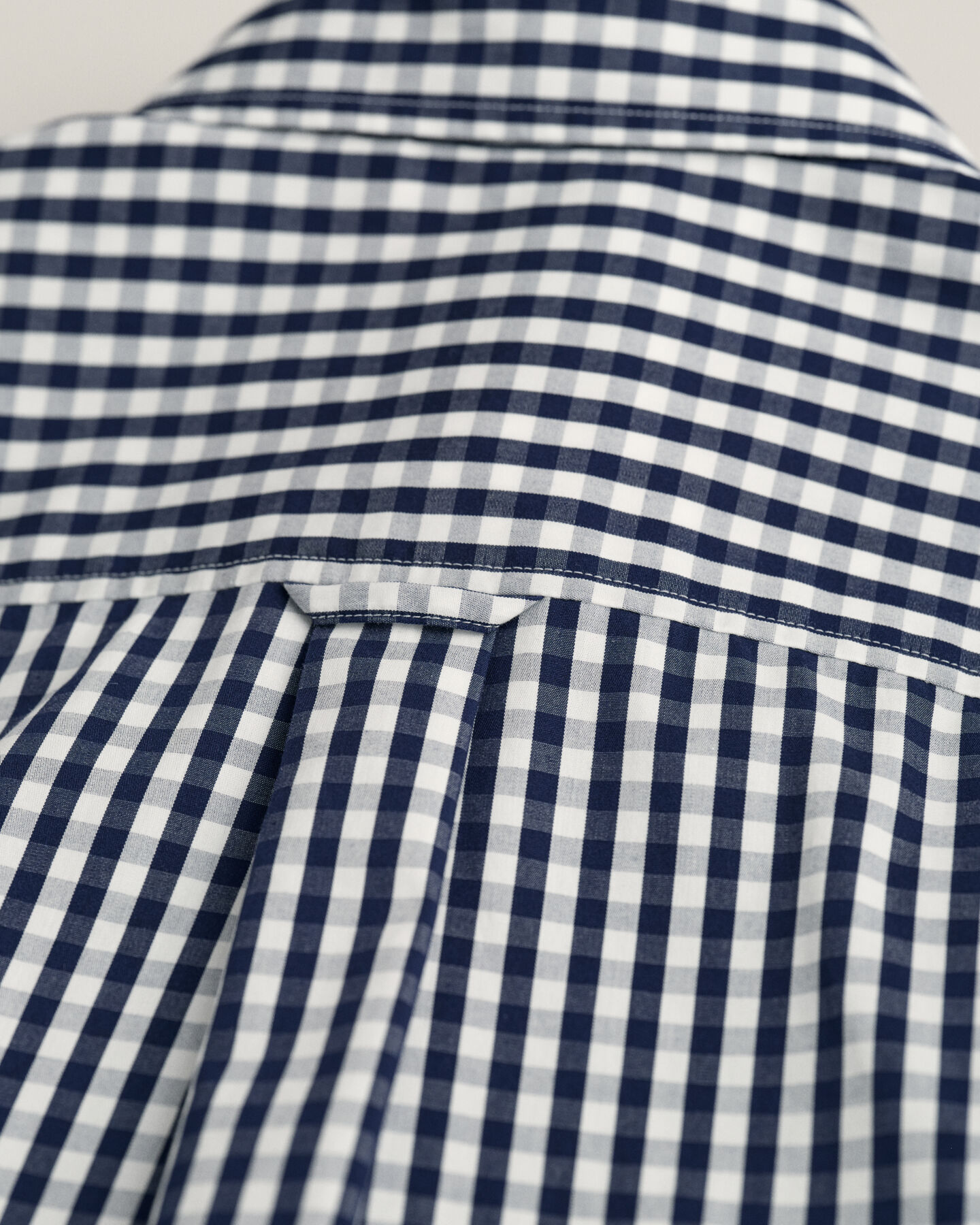 Regular Fit poplin hemd met Gingham-ruitje