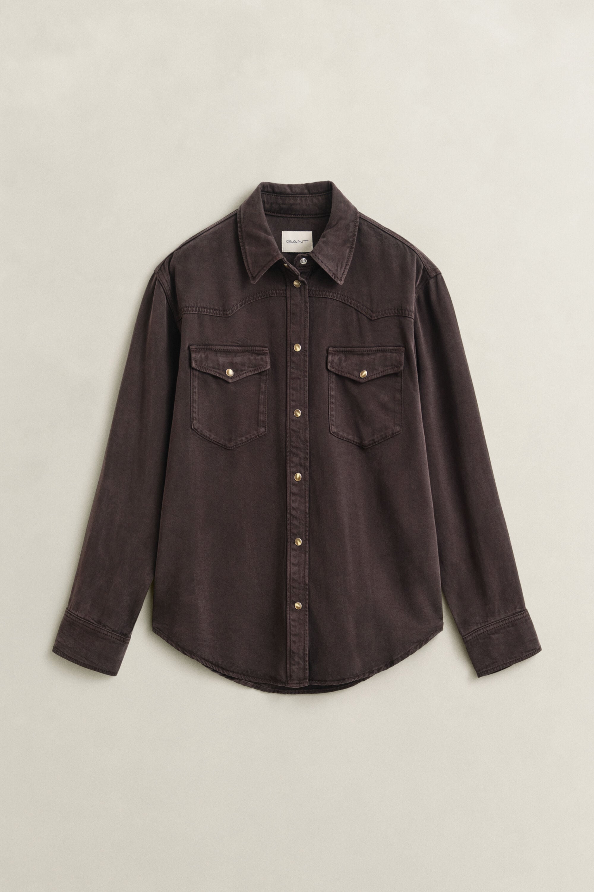 Chemise style ranger en sergé de denim