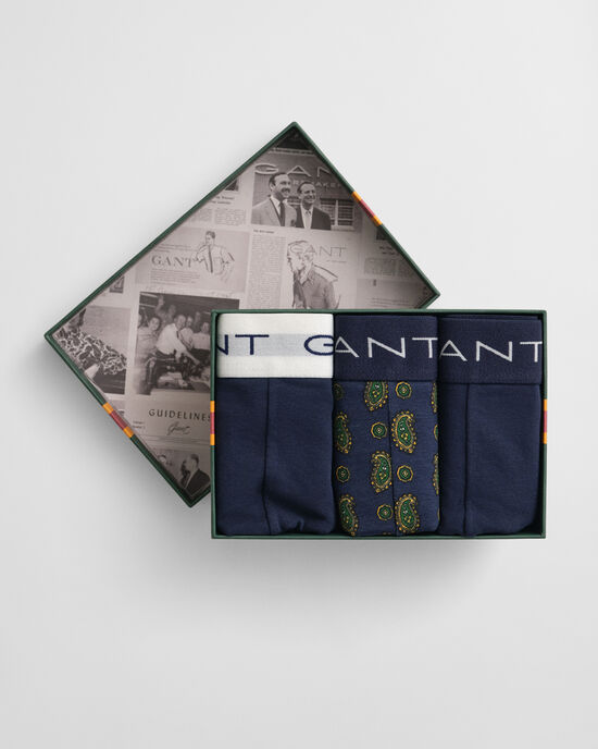 Coffret cadeau de 3 caleçons à imprimé cachemire