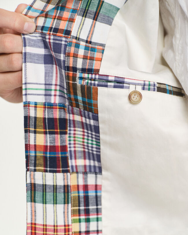 Regular Fit blazer met patchwork