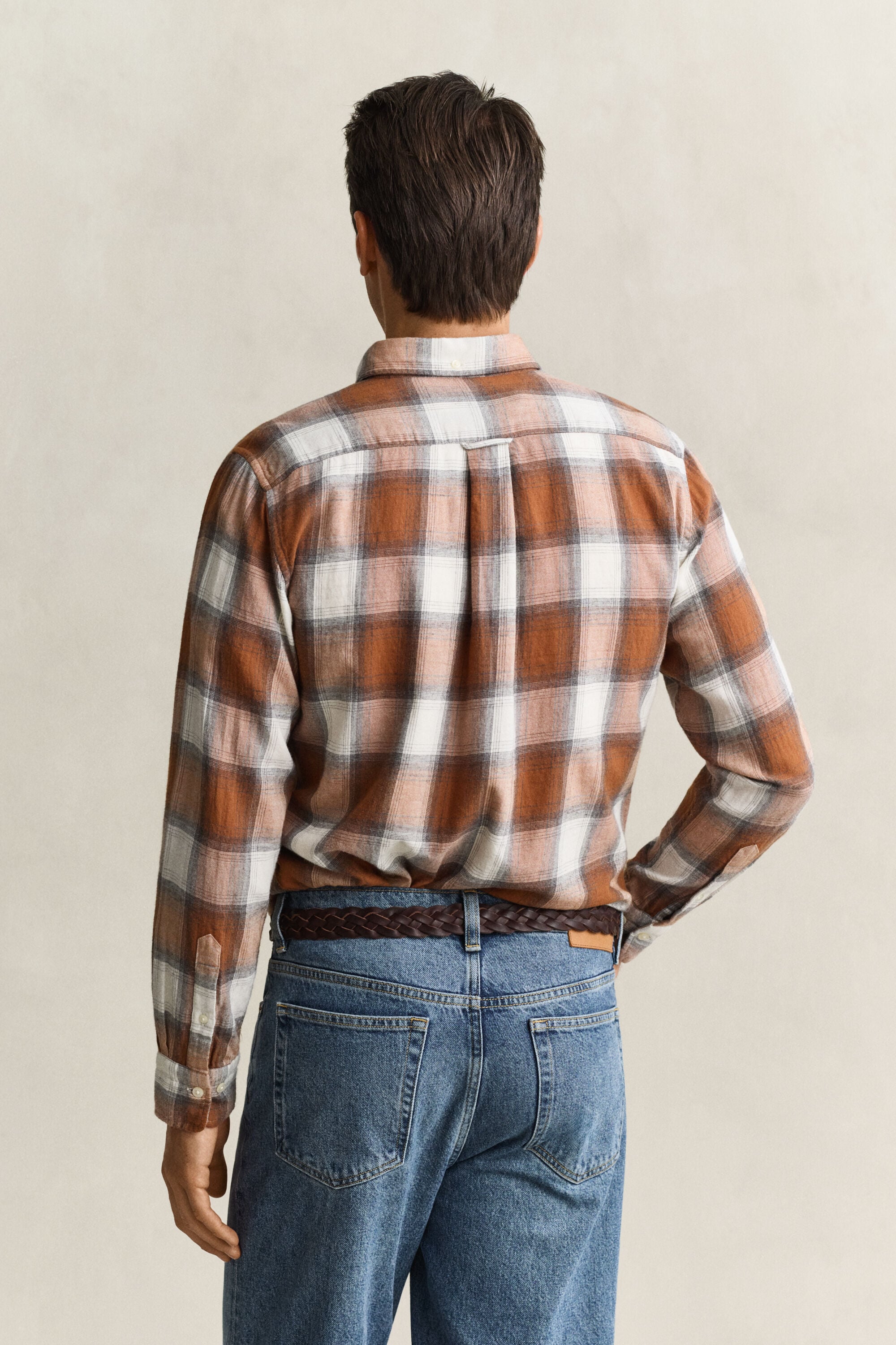 Geruit hemd van Windblown-flanel