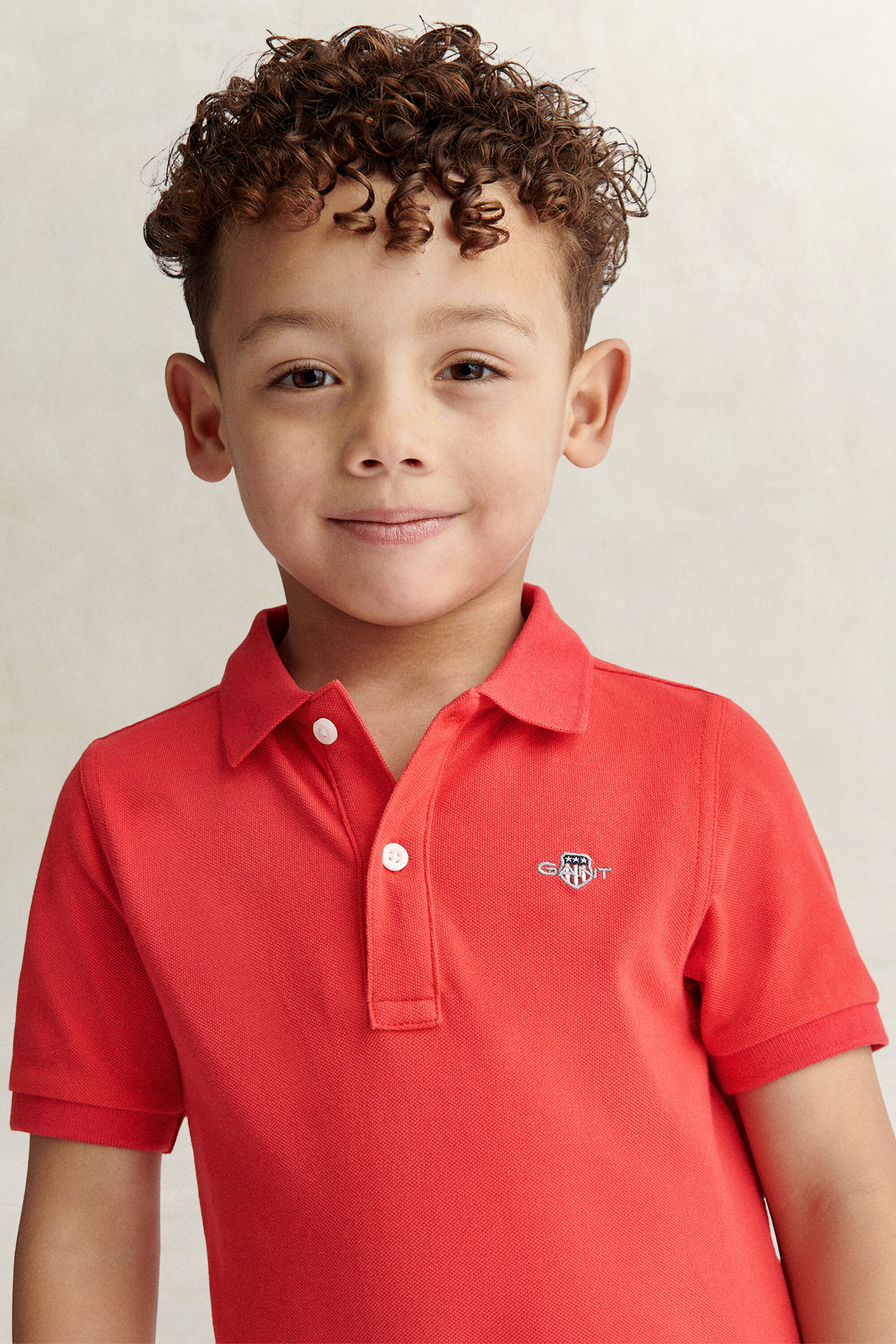 Polo en coton piqué Shield Enfant