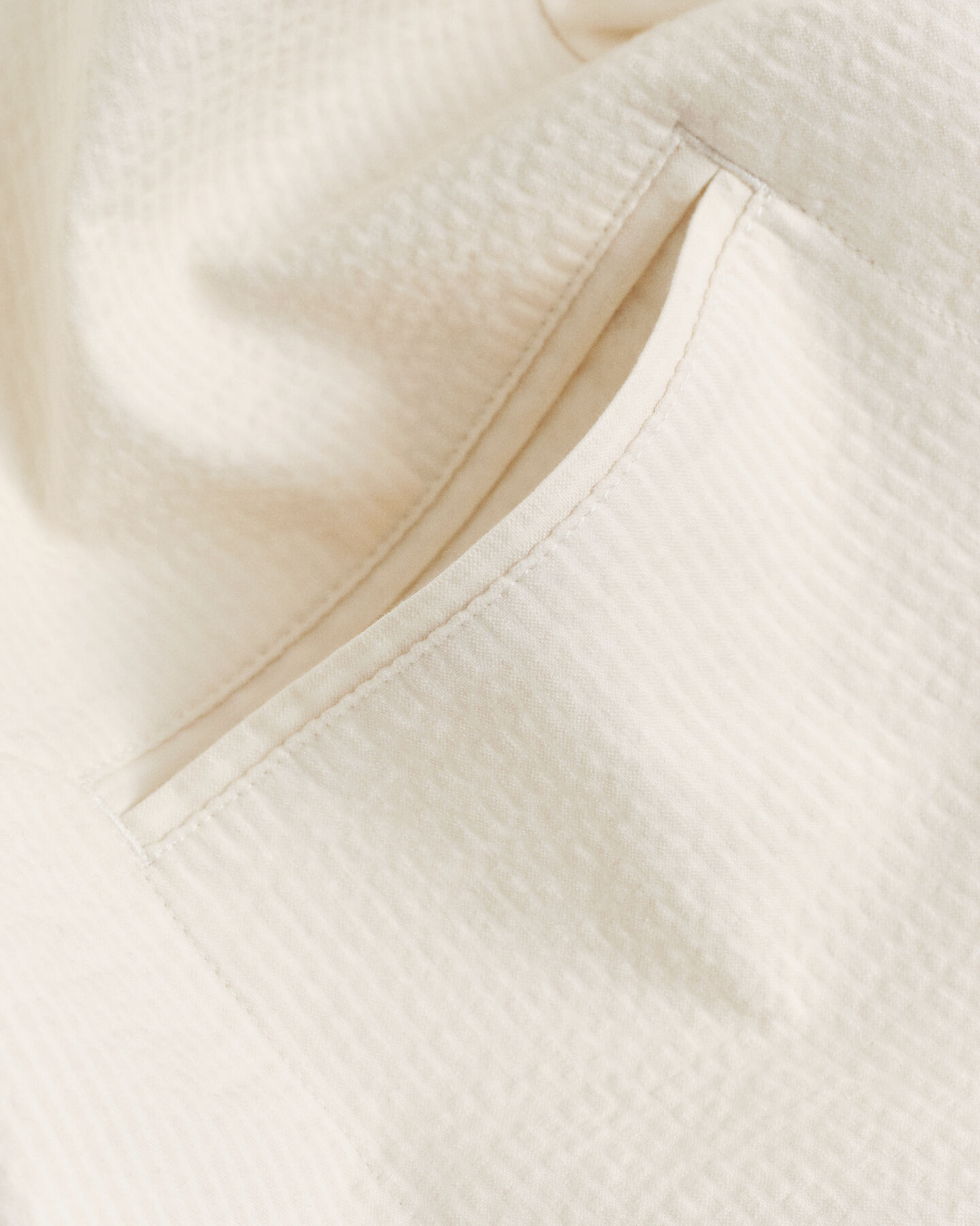 Slim Fit seersucker kostuumjasje