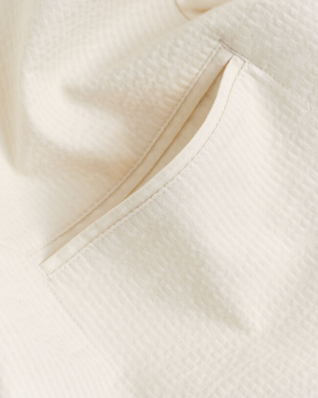 Slim Fit seersucker kostuumjasje