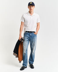 Tonal Shield Polo Shirt