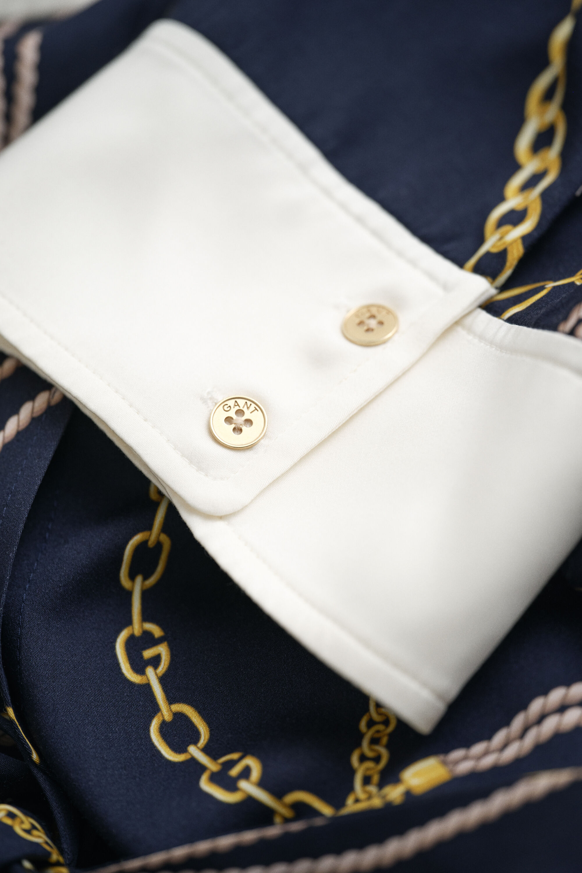 Robe-chemise de couleurs contrastées