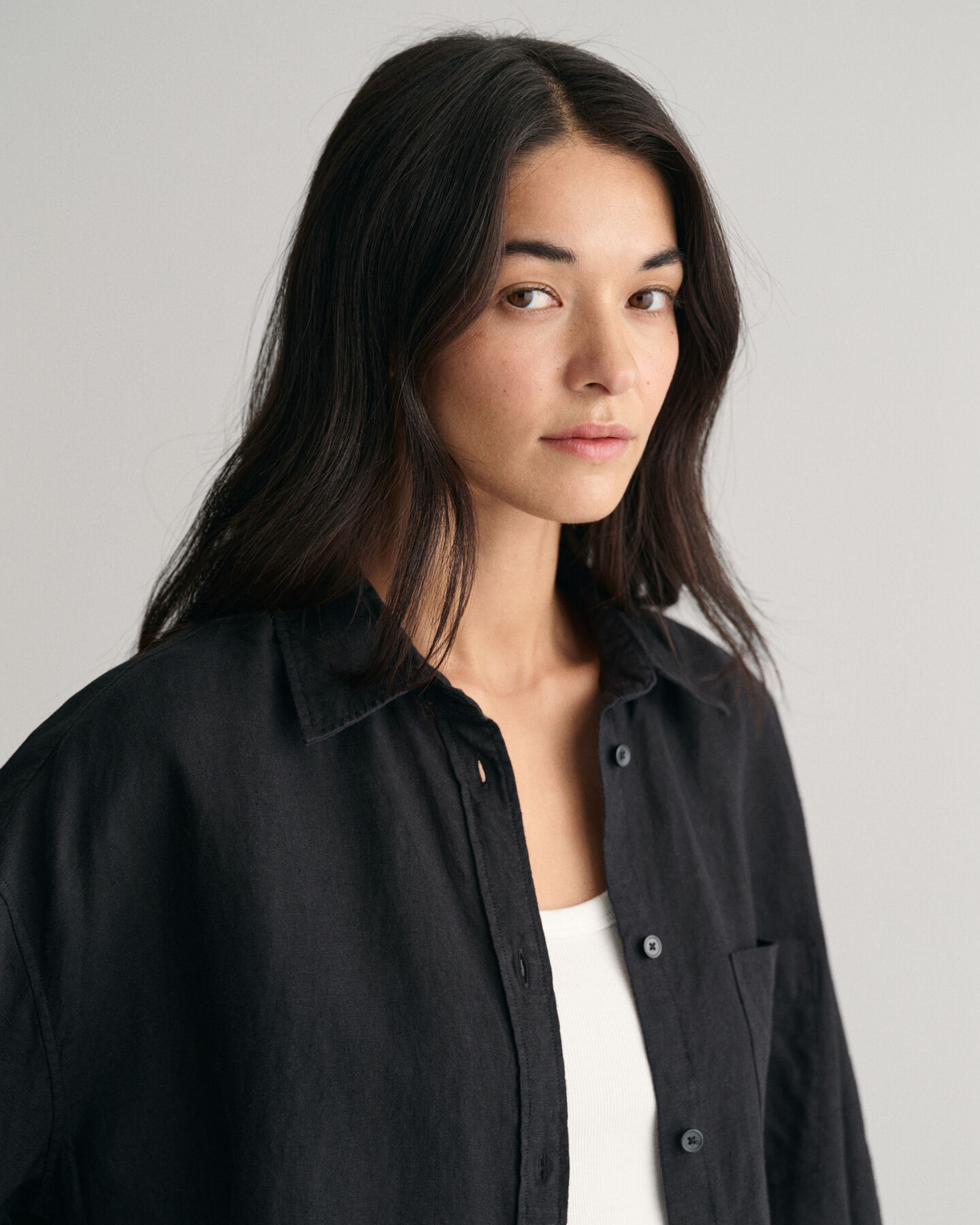 Chemise ultra-ample en lin