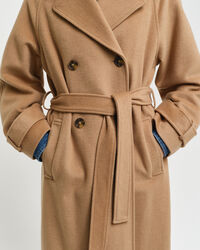 Trench-coat en laine
