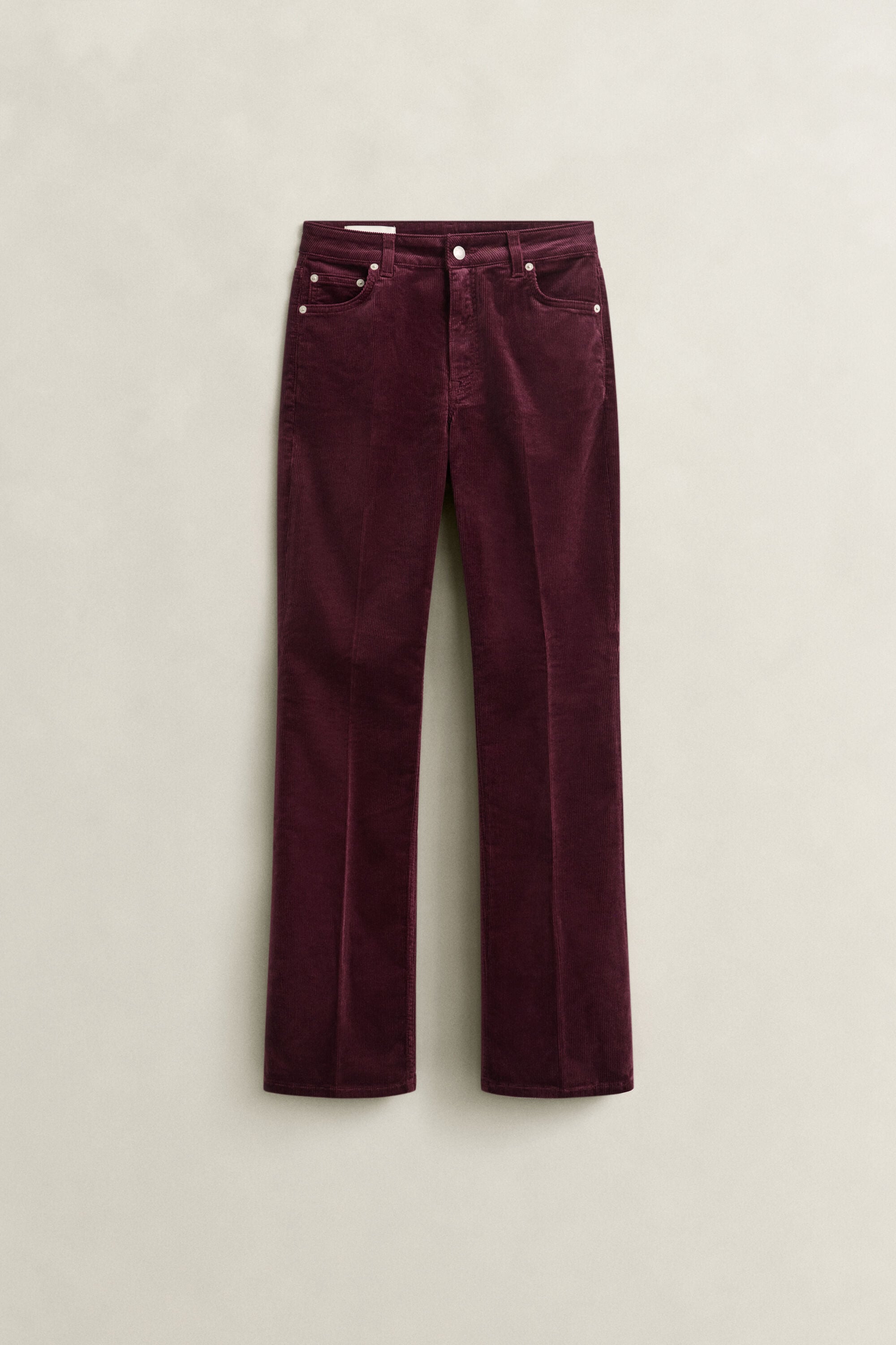 Flared corduroy jeans
