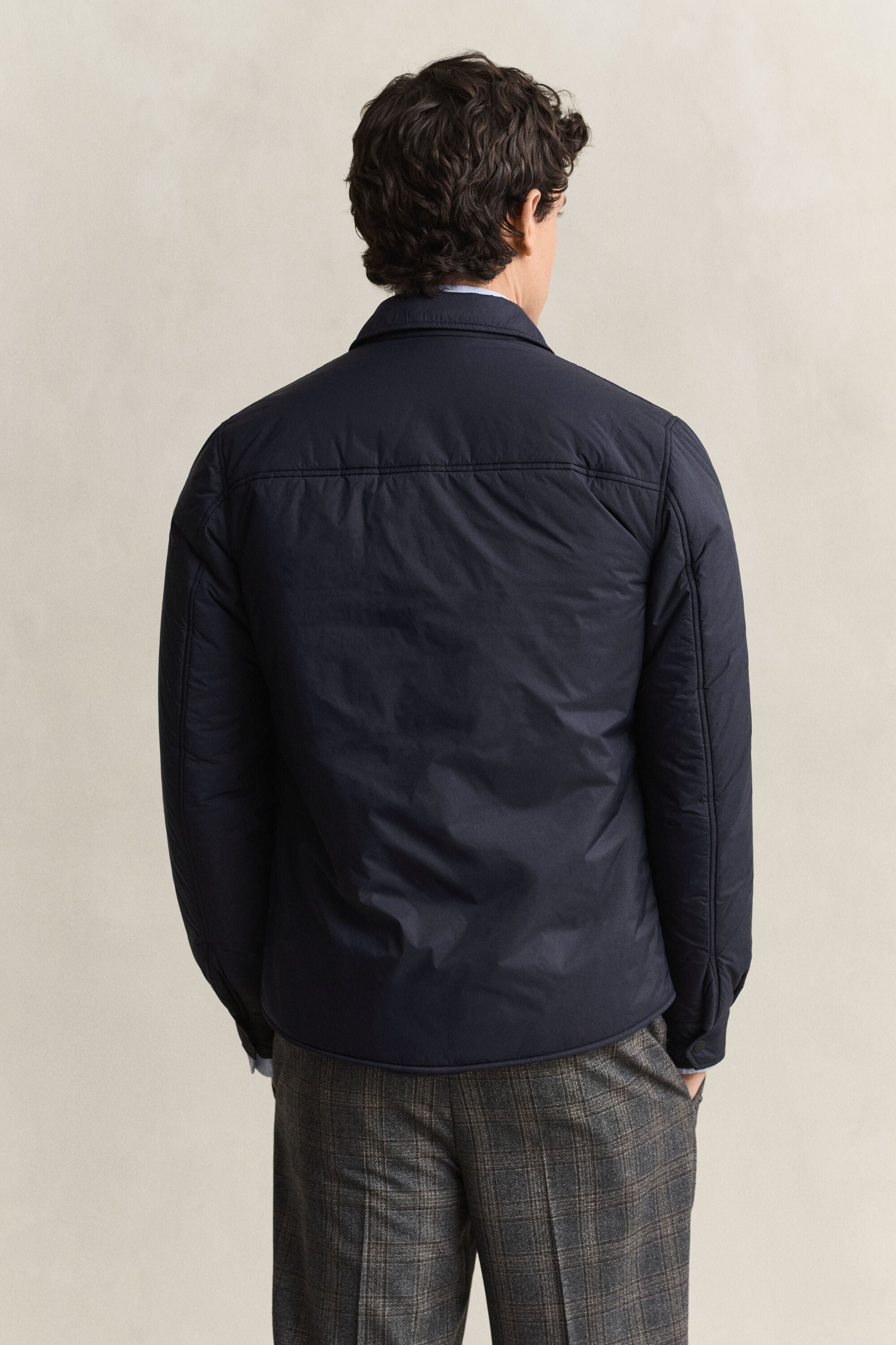 Ultralicht gewatteerd overshirt