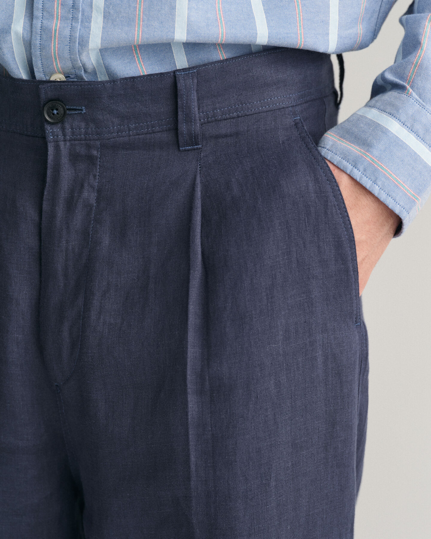 Pantalon de costume en lin