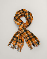 Geweven geruite sjaal