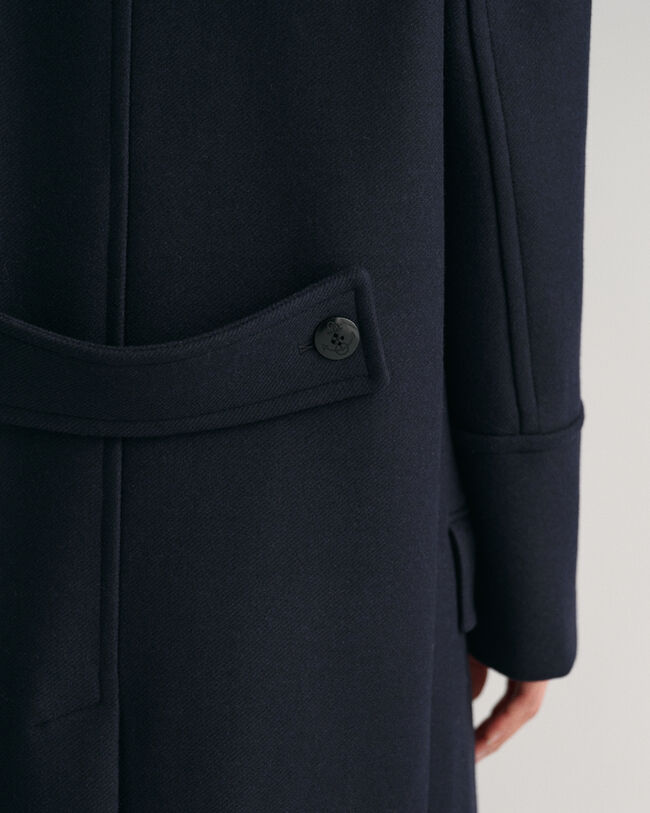 Caban en laine mélangée