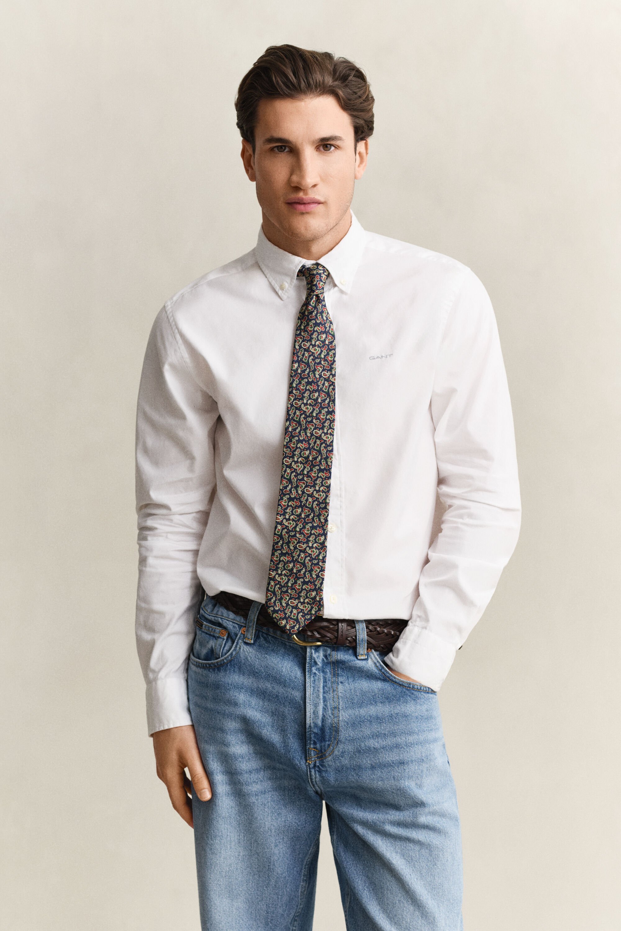 Chemise en coton Oxford Pinpoint