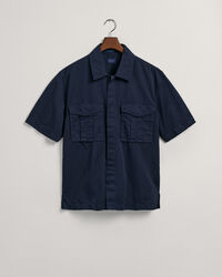 Relaxed Fit Utility overhemd met korte mouwen