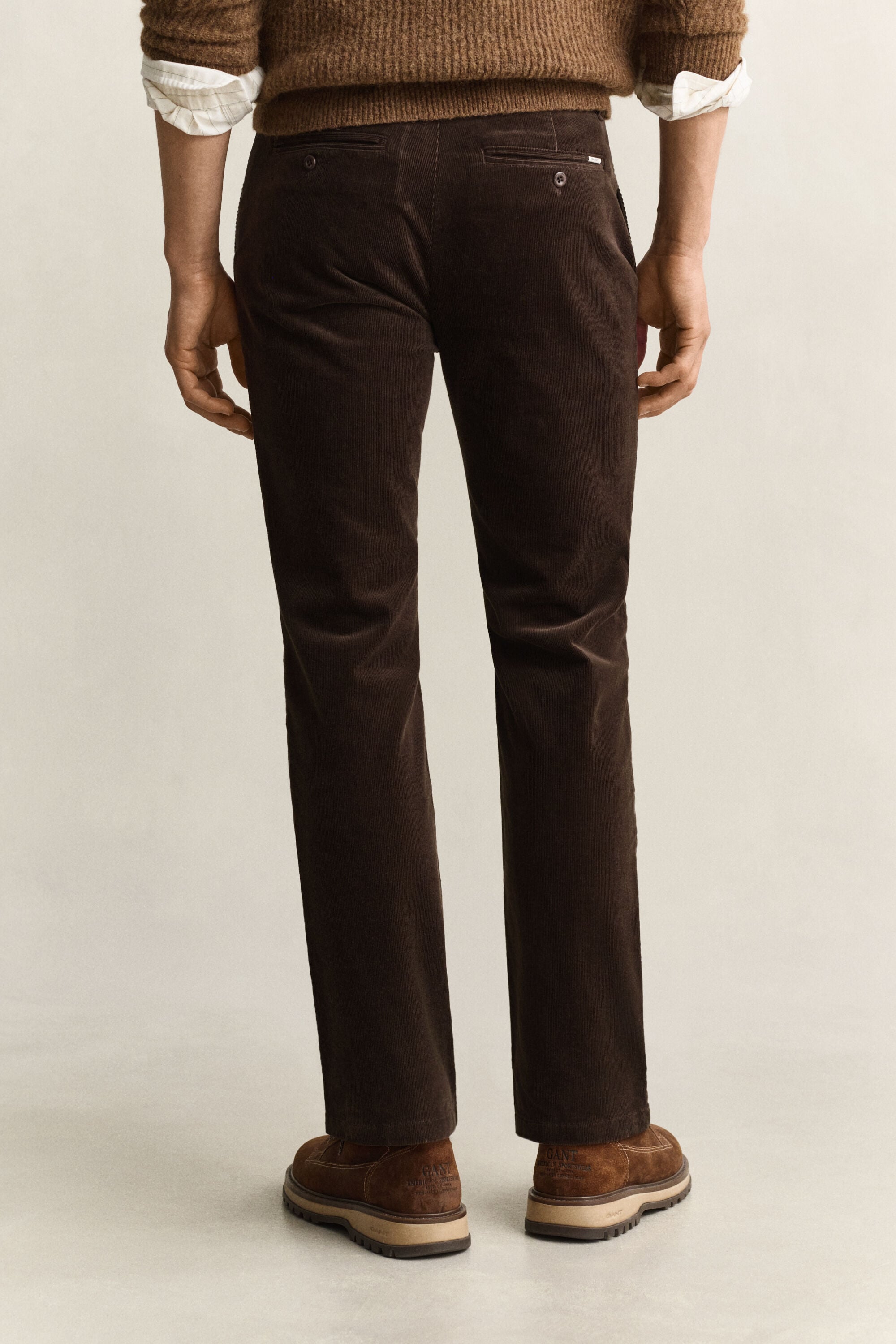 Pantalon Regular en velours côtelé