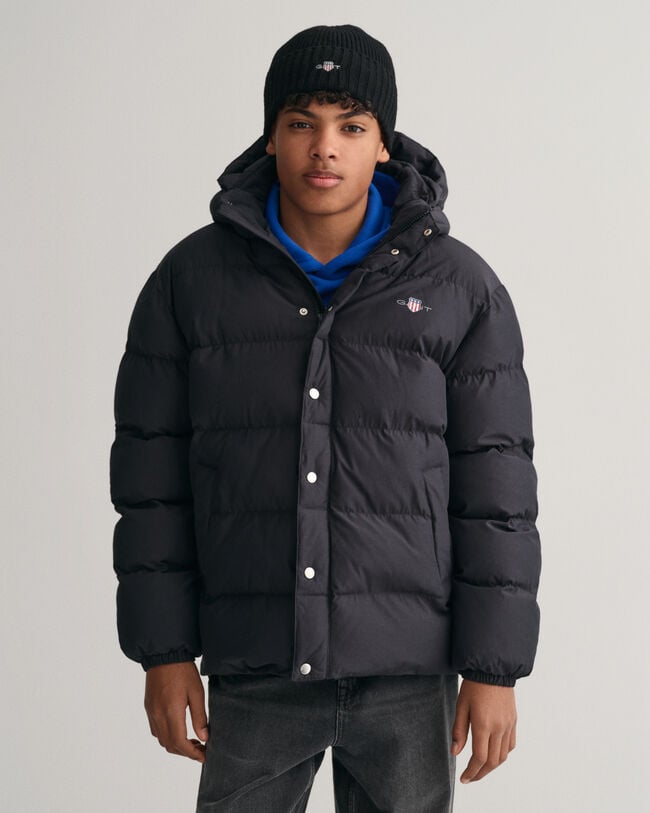 Bonnet en laine avec écusson Ado