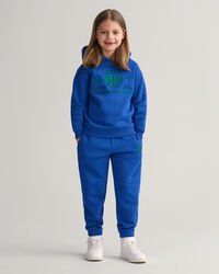 Kids Contrast Shield hoodie