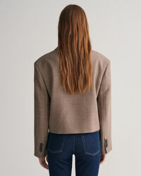 Veste blazer courte en laine