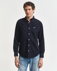 Chemise coupe regular en velours côtelé de coton