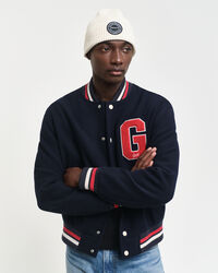 Gebreide wollen beanie