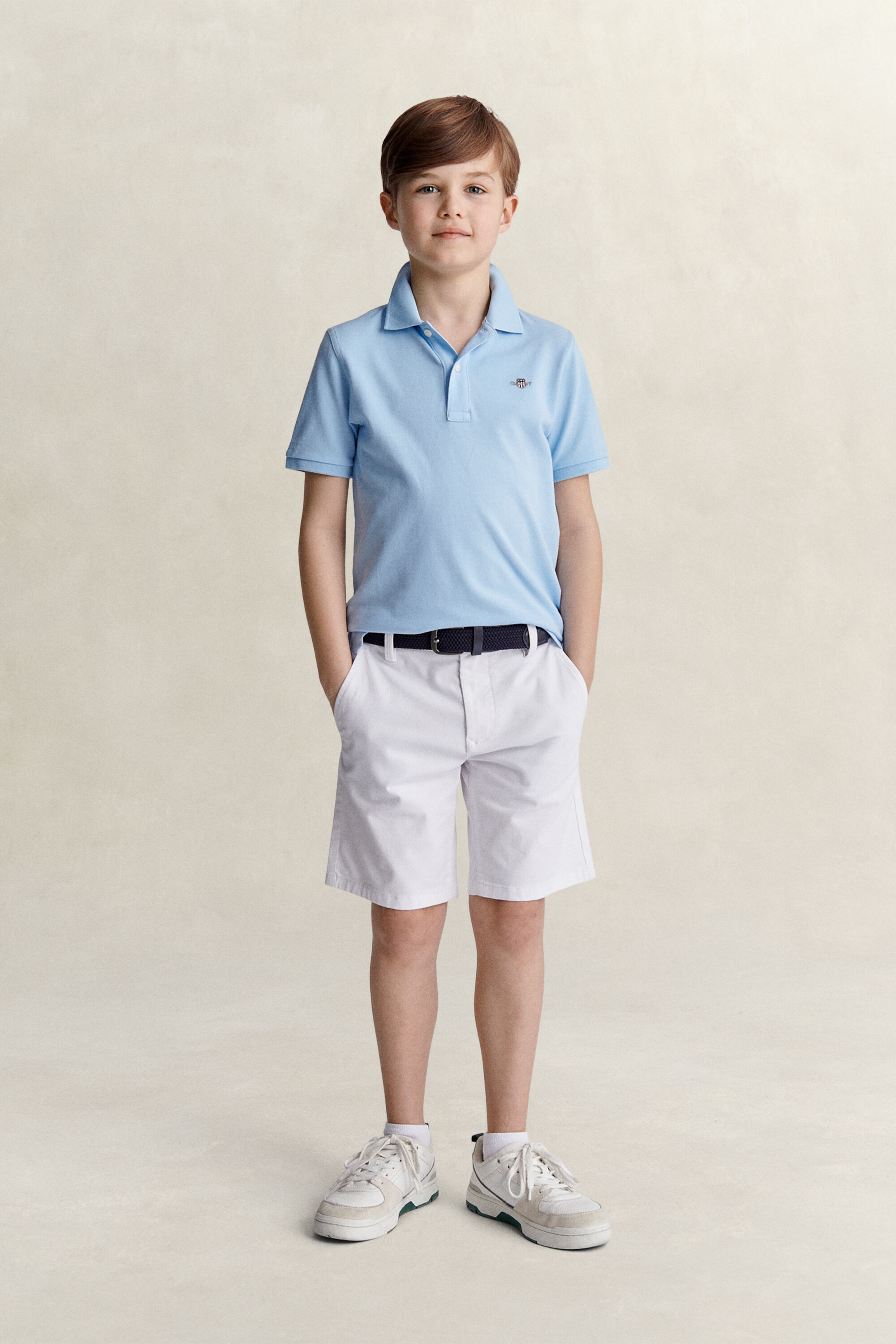 Pull façon polo Shield Ado Garçon