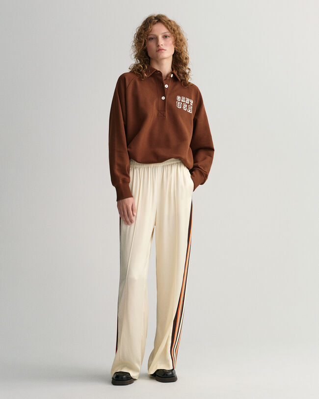 Relaxed Fit gestreepte Pull-On broek