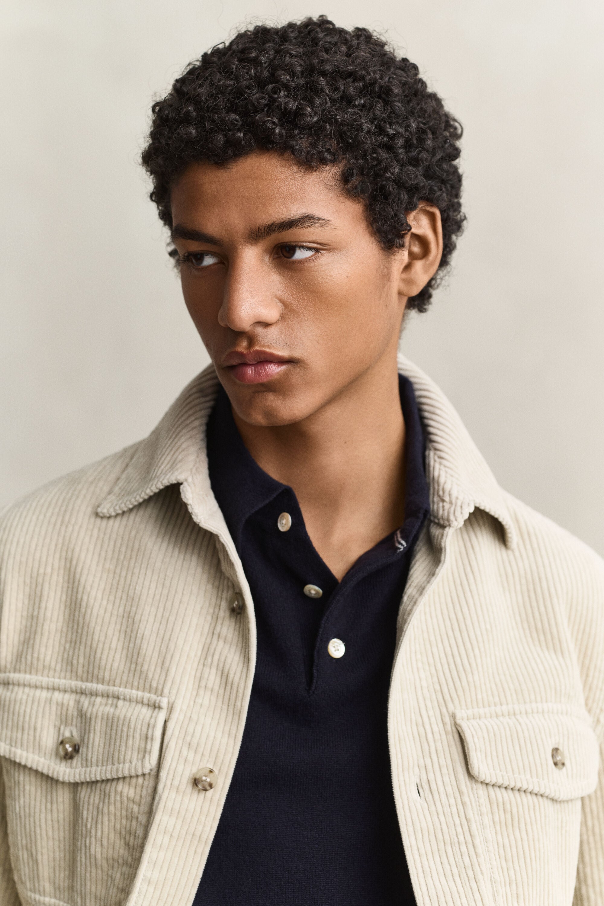 Corduroy overshirt