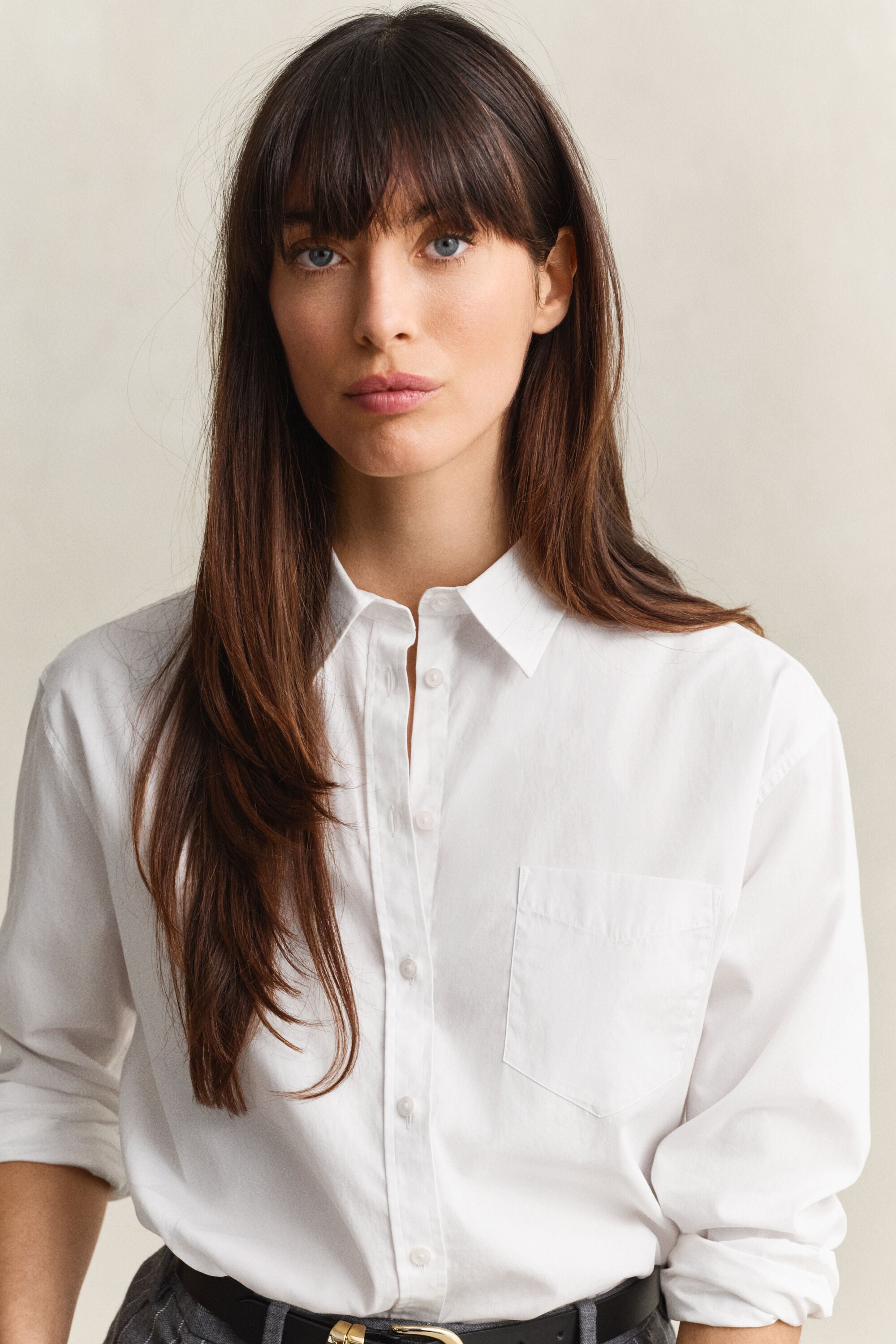 Relaxed Fit Classic overhemd van poplin