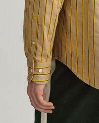 Chemise relaxed fit &agrave; rayures armur&eacute;es