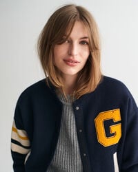 Gebreid Varsity Jacket