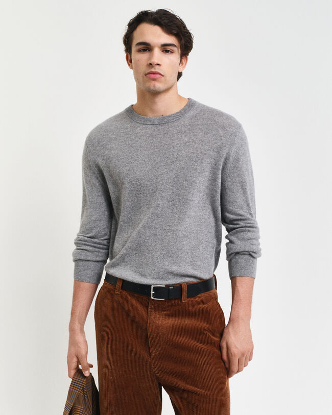 Trui met ronde hals van kasjmier