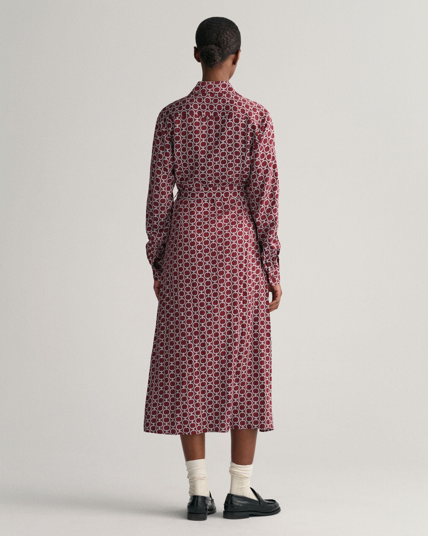 Slim Fit geometrische hemdjurk