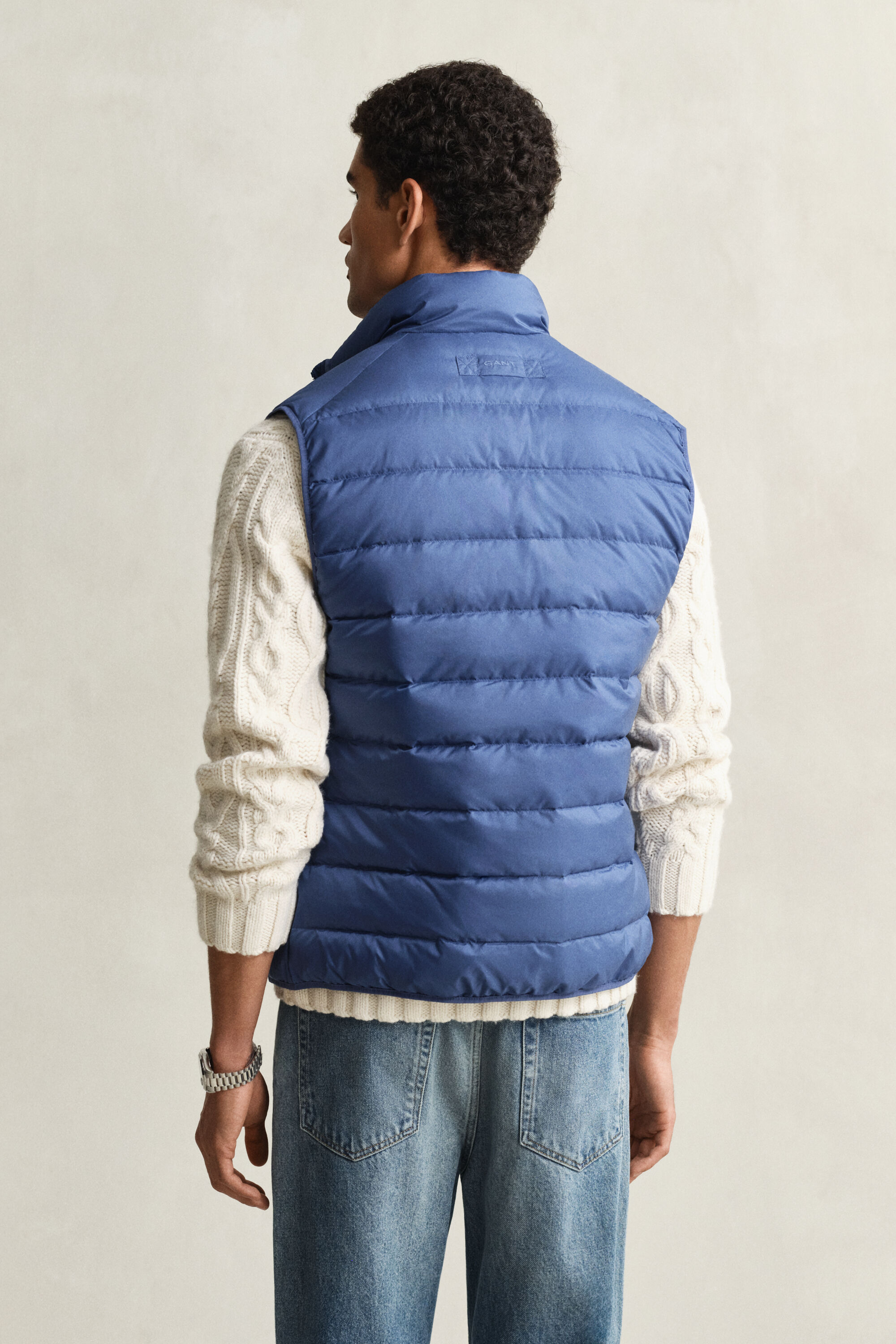 Doudoune sans manches légère en duvet