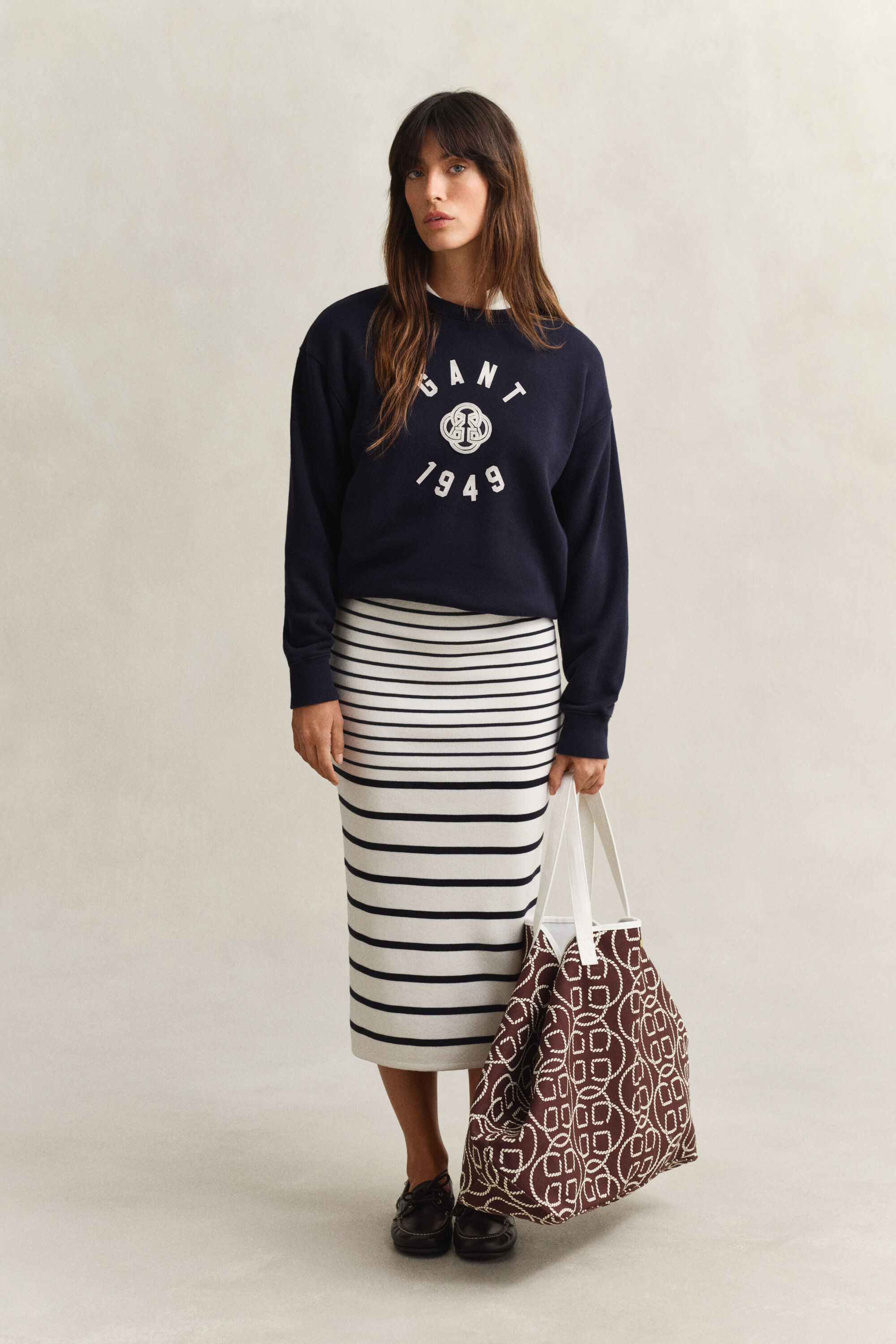 Graphic sweatshirt met ronde hals