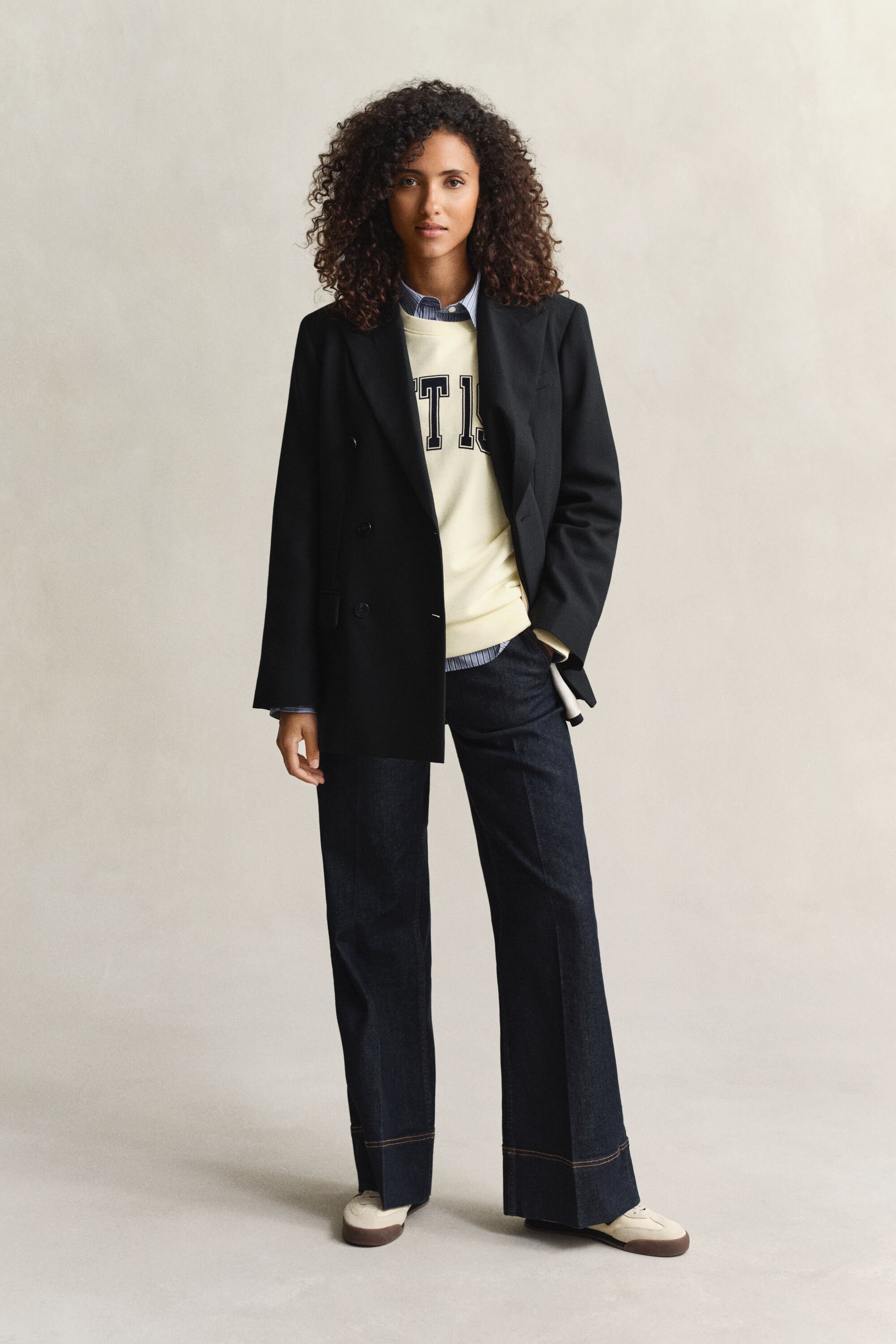 Graphic sweatshirt met ronde hals