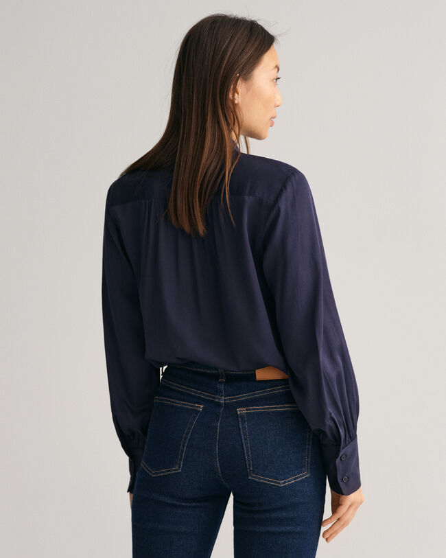 Regular Fit satijnen hemd