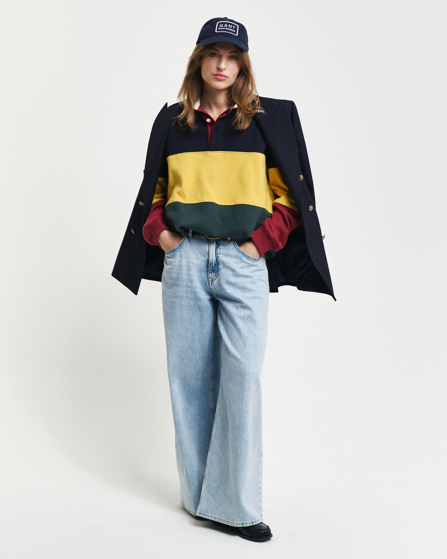 Heavy Rugger met kleurblokken