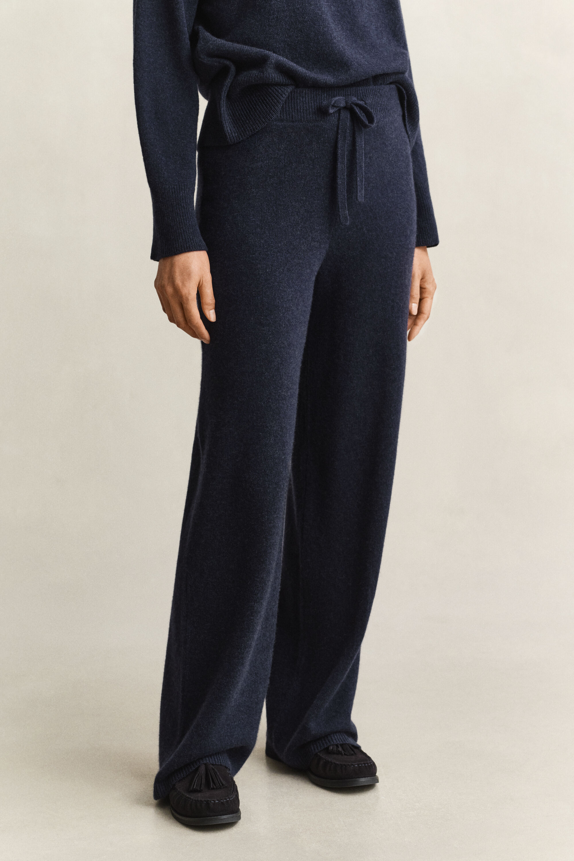 Pantalon en laine et cachemire