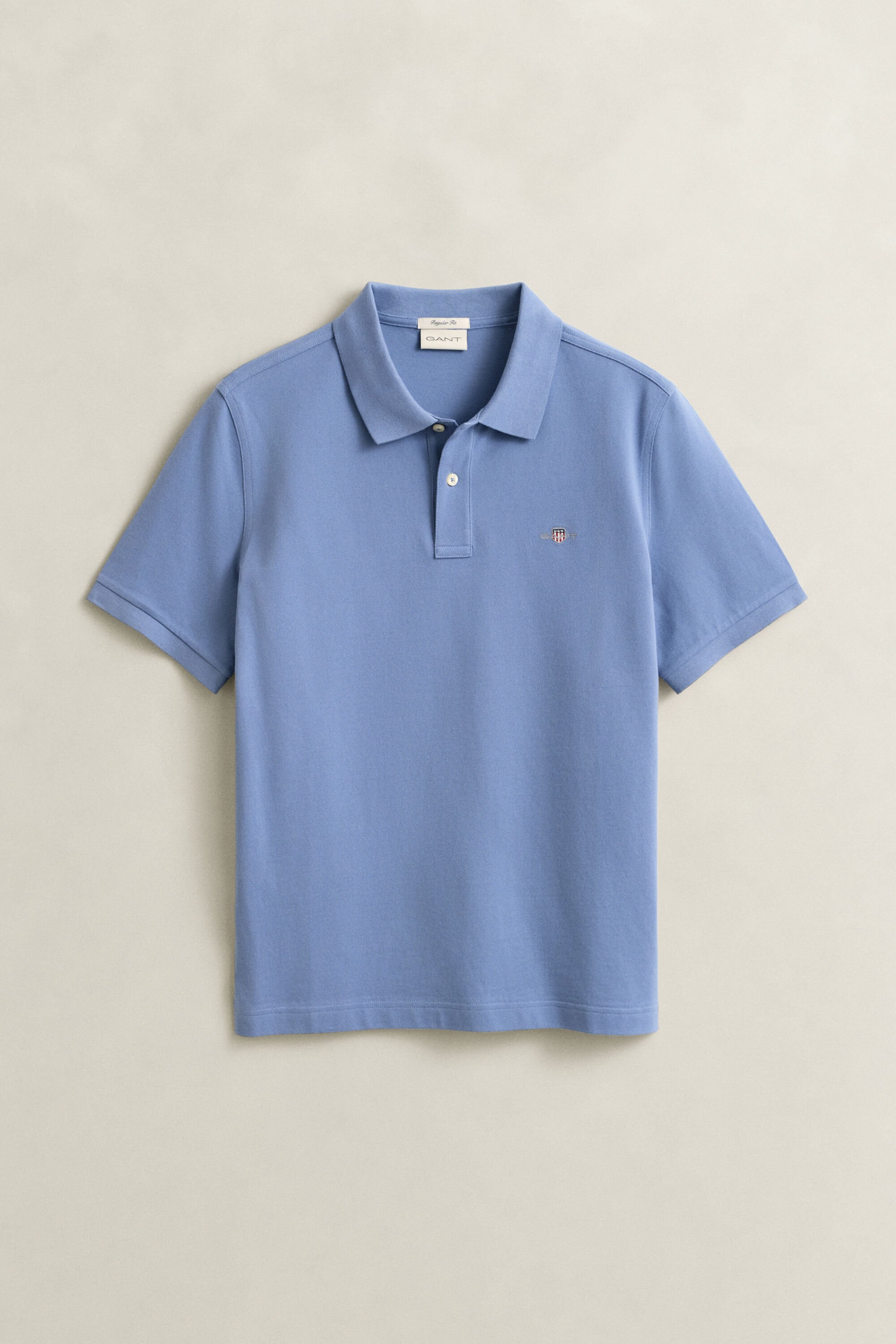 Regular Fit Shield piqué poloshirt